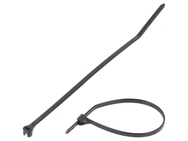 Kabelbinder; met metalen sluiting; L: 102mm; W: 2,4mm; polyamide Kabelbinder; met metalen sluiting; L: 102mm; W: 2,4mm; polyamide